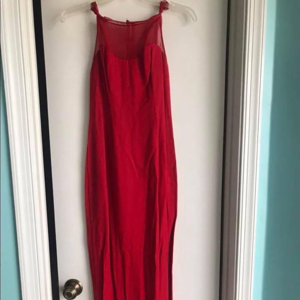 Red bow dress